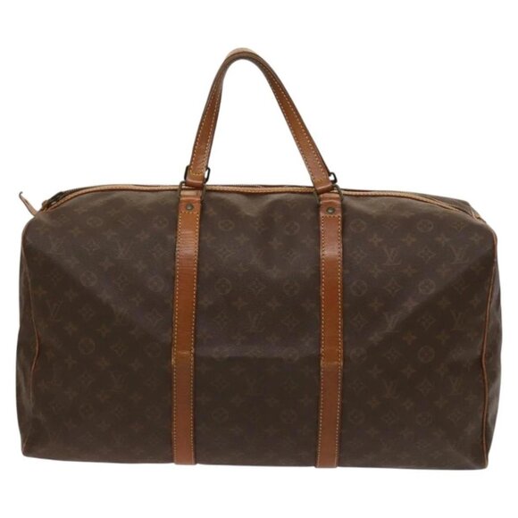 LOUIS VUITTON Monogram Sac Souple 55 Boston Bag Vintage M41622 LV Auth 121900 - Picture 3 of 16